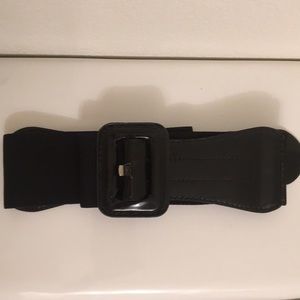 Black wide belt